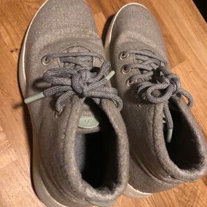 Rare grey + mint Allbirds Mizzle boots